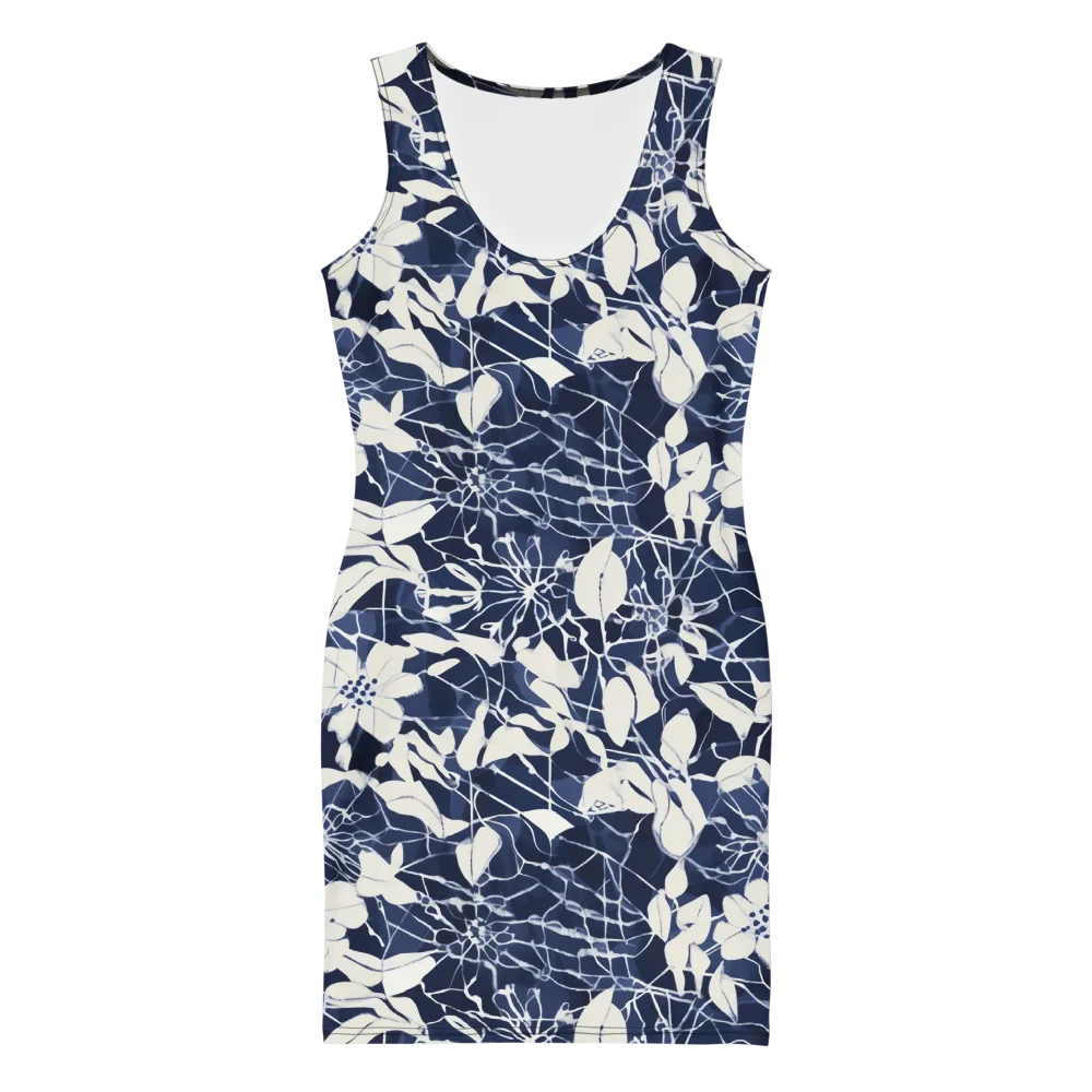 Moonlit Botanica on Bodycon Dress — Front