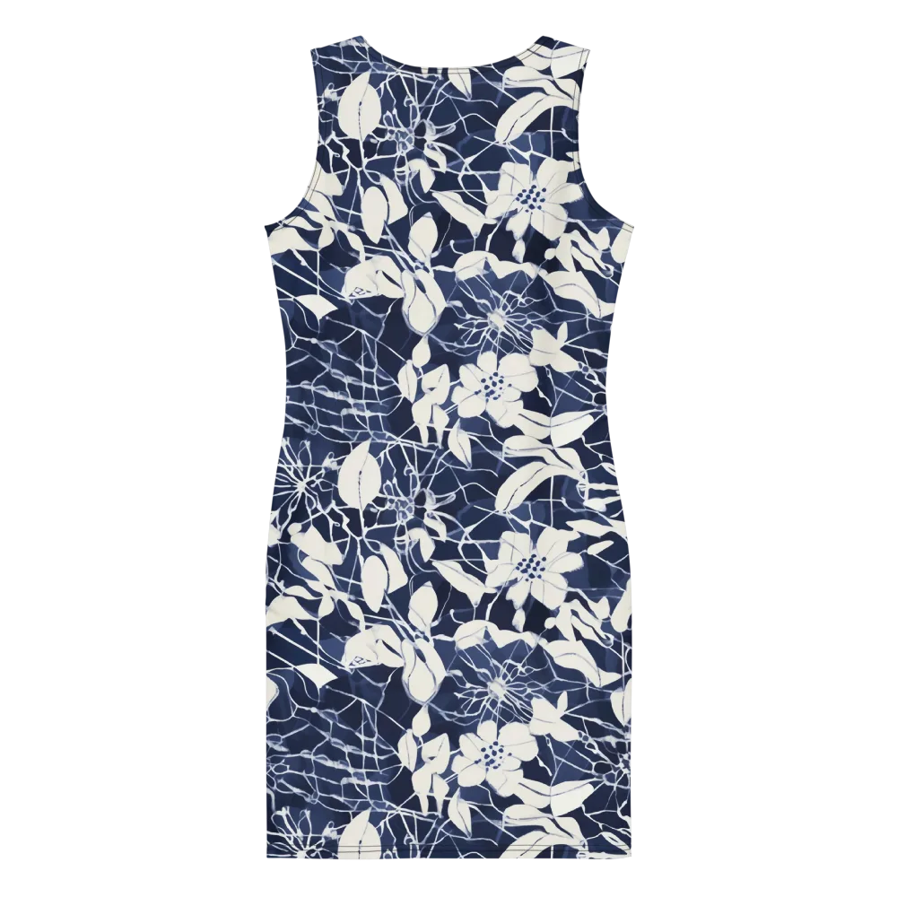 Moonlit Botanica on Bodycon Dress — Back