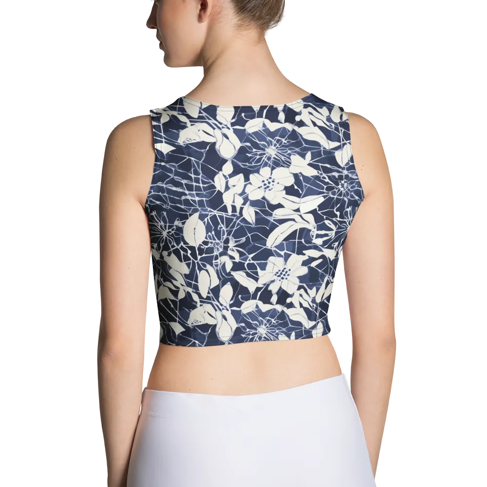 Moonlit Botanica on Crop Top — Back