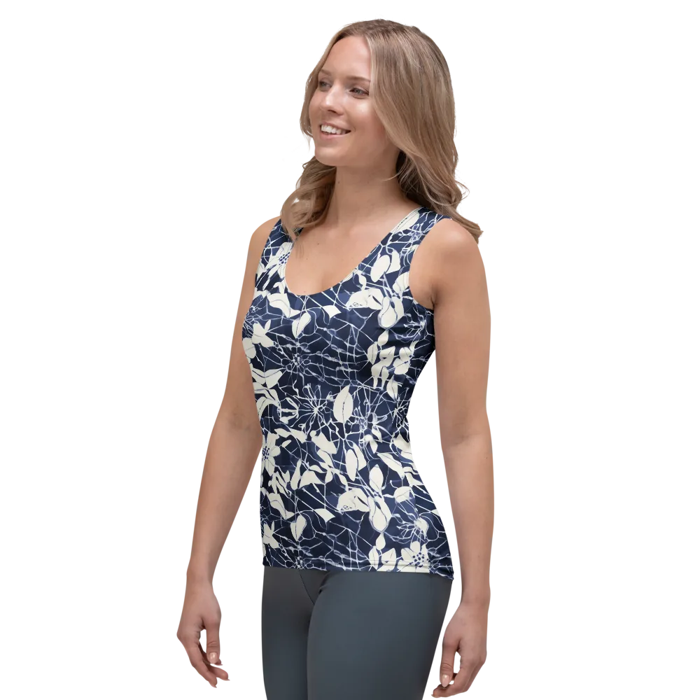 Moonlit Botanica on Women's Tank Top — Left Front