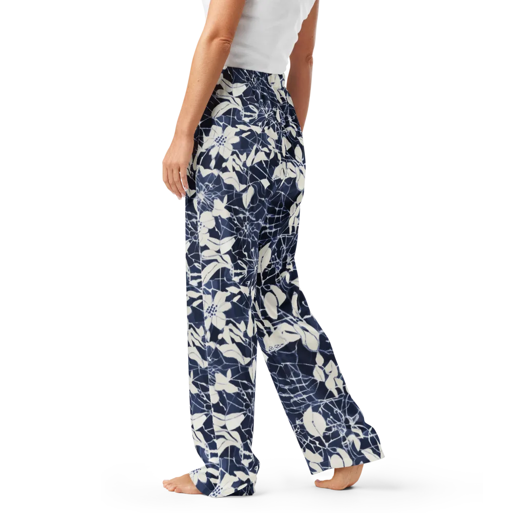 Moonlit Botanica on Women's Pajama Pants — Left