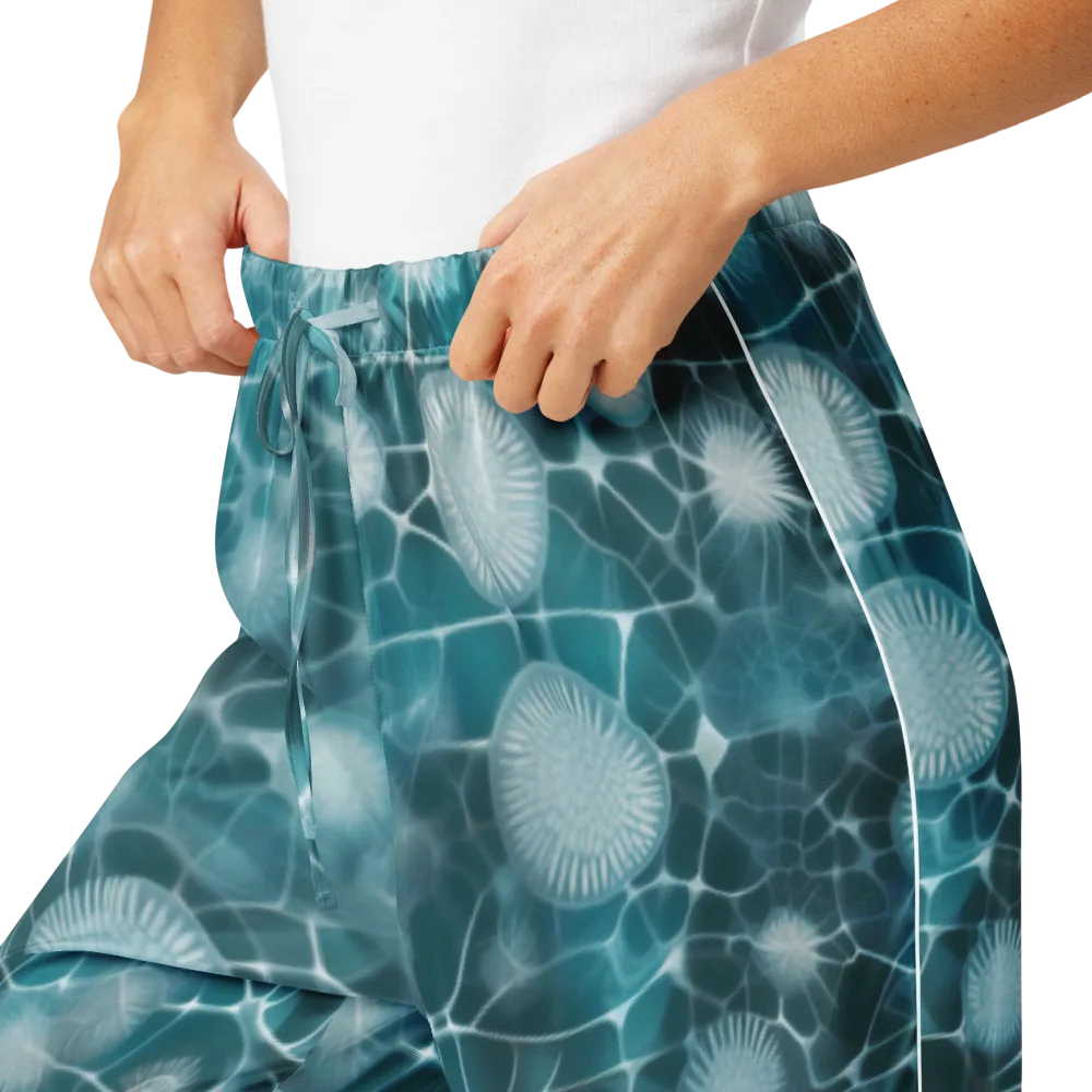 Aqua Dandelion on Women's Pajama Pants — Product details