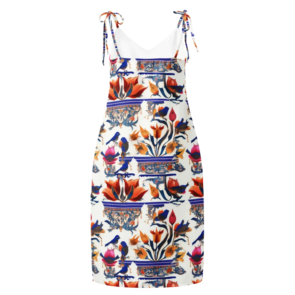 Emberwing Garden on Slip Dress — Back