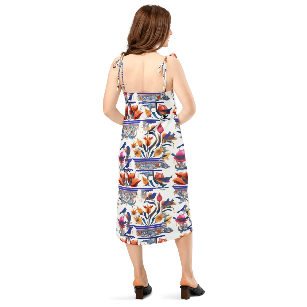Emberwing Garden on Slip Dress — Back