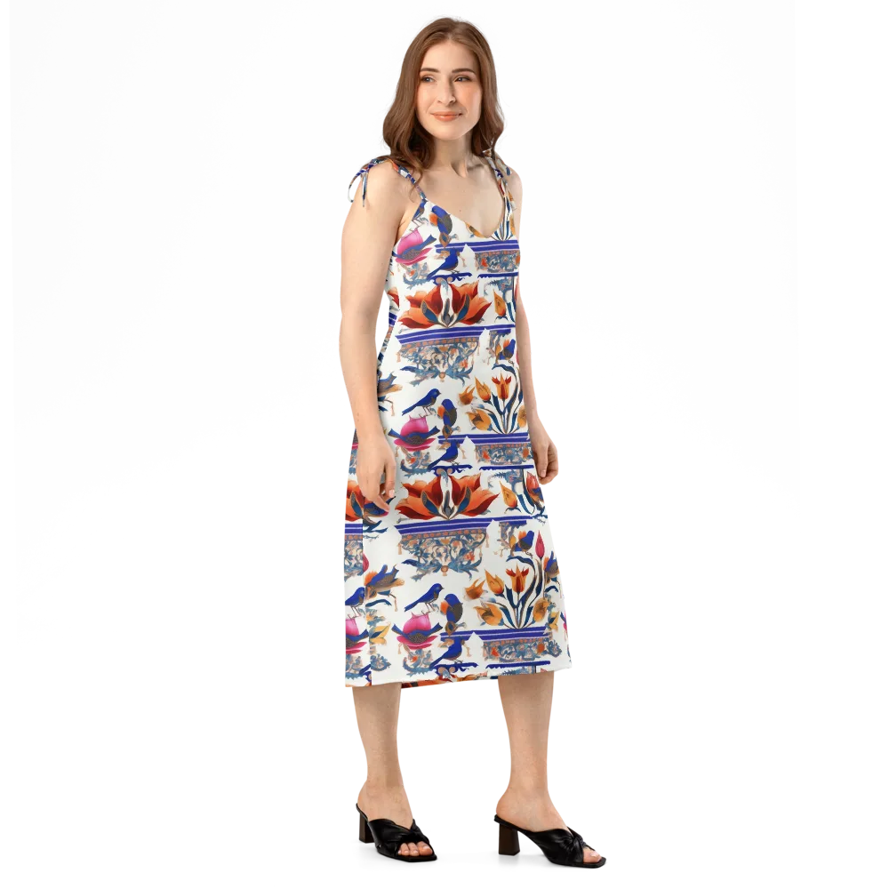 Emberwing Garden on Slip Dress — Right Front