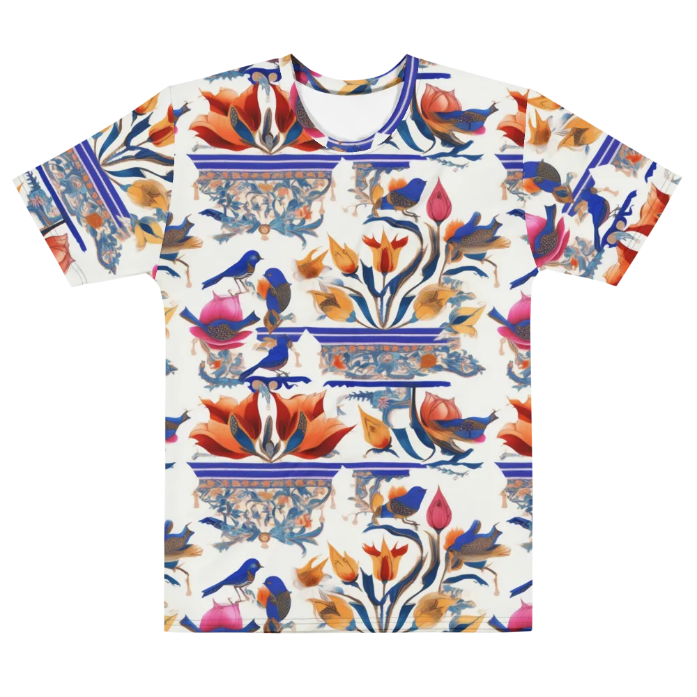 Emberwing Garden on Men's Cotton Crew Neck T-Shirt — Front