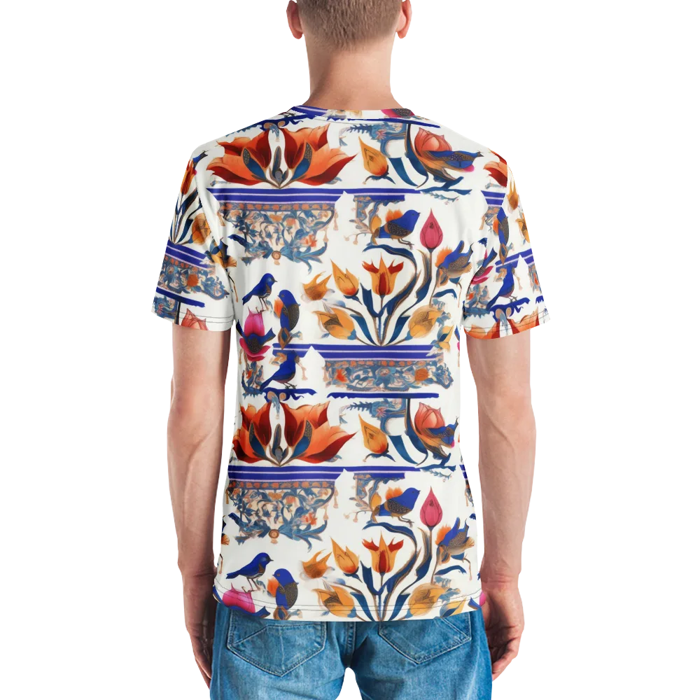 Emberwing Garden on Men's Crew Neck T-Shirt — Back