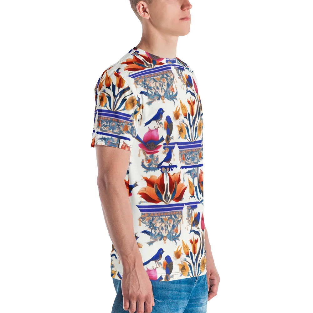Emberwing Garden on Men's Crew Neck T-Shirt — Right