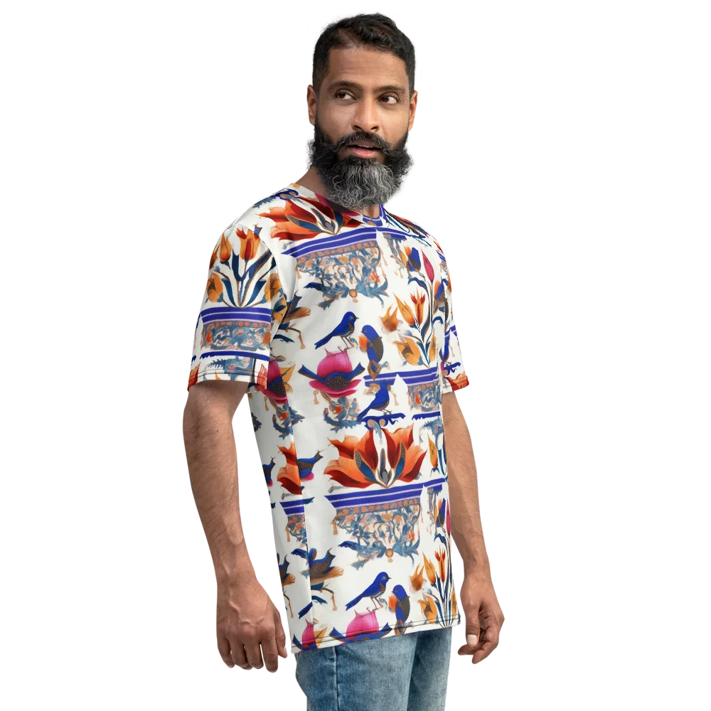Emberwing Garden on Men's Crew Neck T-Shirt — Right