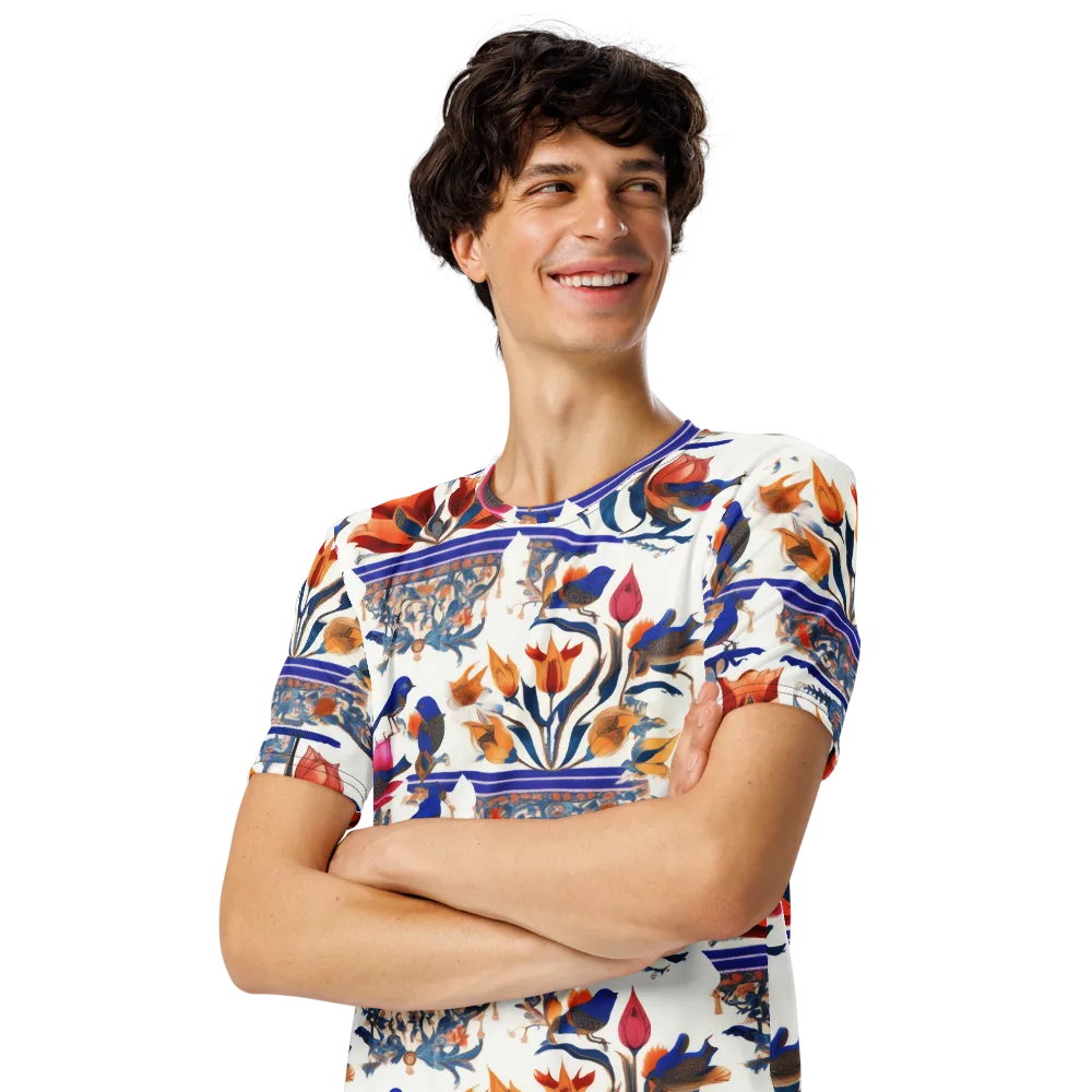 Emberwing Garden on Men's Crew Neck T-Shirt — Left Front