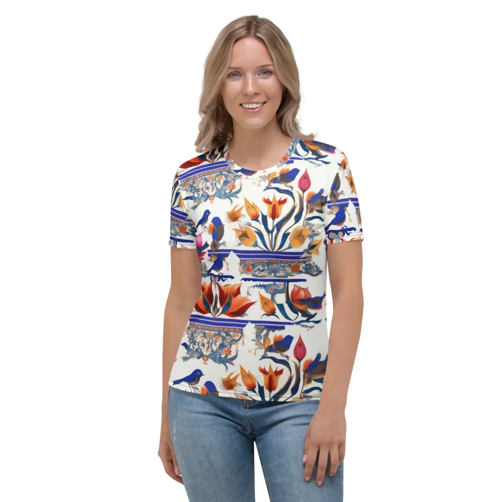 Emberwing Garden on Women's Crew Neck T-Shirt — Front