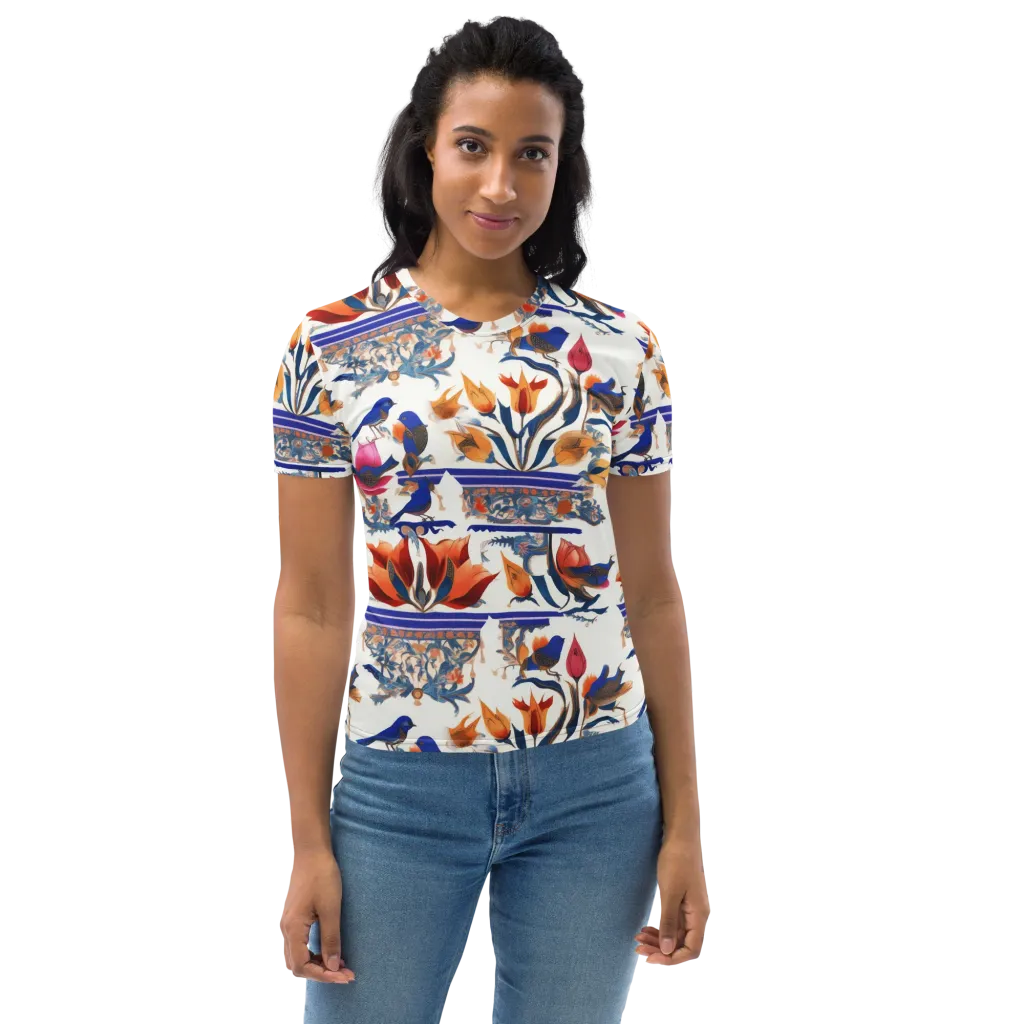 Emberwing Garden on Women's Crew Neck T-Shirt — Front