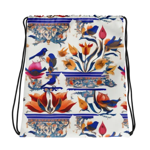 Emberwing Garden on a Drawstring Bag