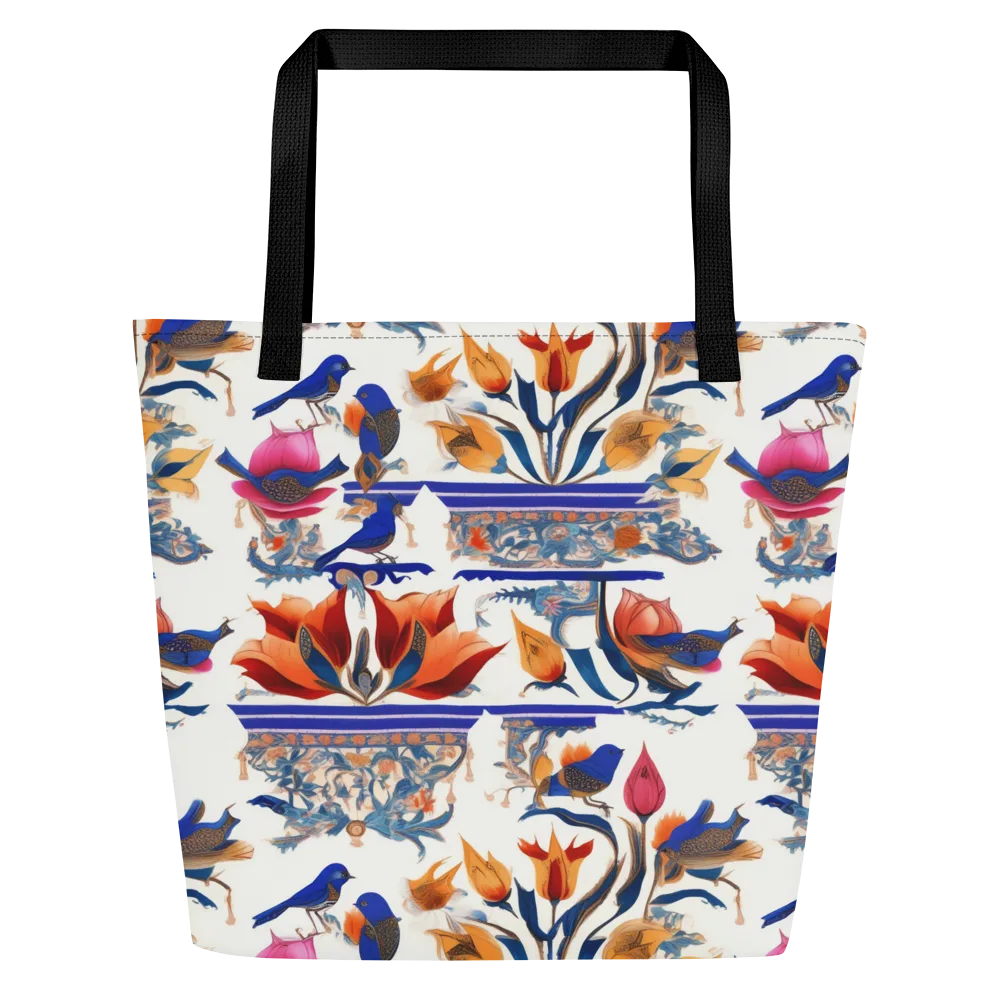 Emberwing Garden on Large Tote Bag W/ Pocket — Front