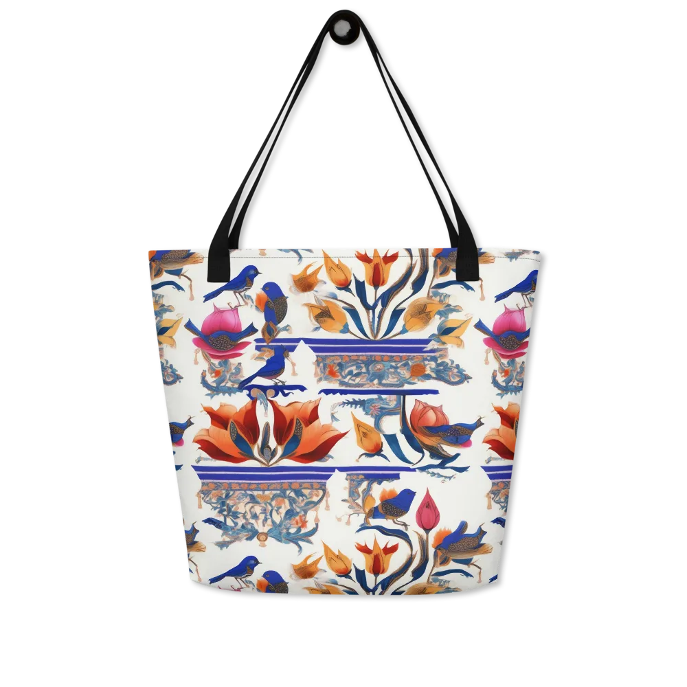 Emberwing Garden on Large Tote Bag W/ Pocket — Front