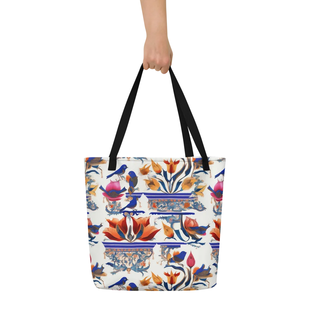 Emberwing Garden on Large Tote Bag W/ Pocket — Front