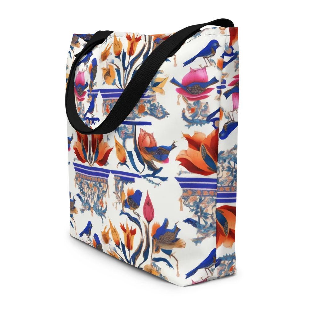 Emberwing Garden on Large Tote Bag W/ Pocket — Front