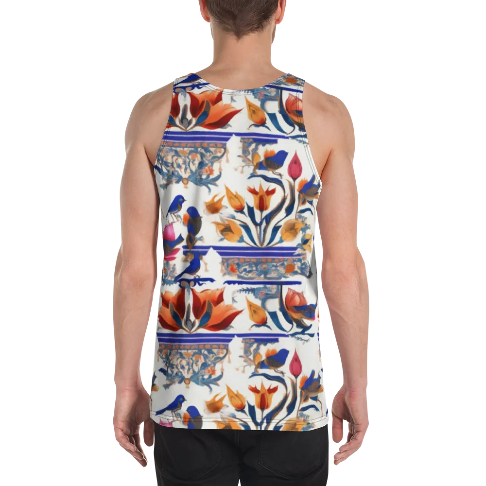 Emberwing Garden on Men's Tank Top — Back