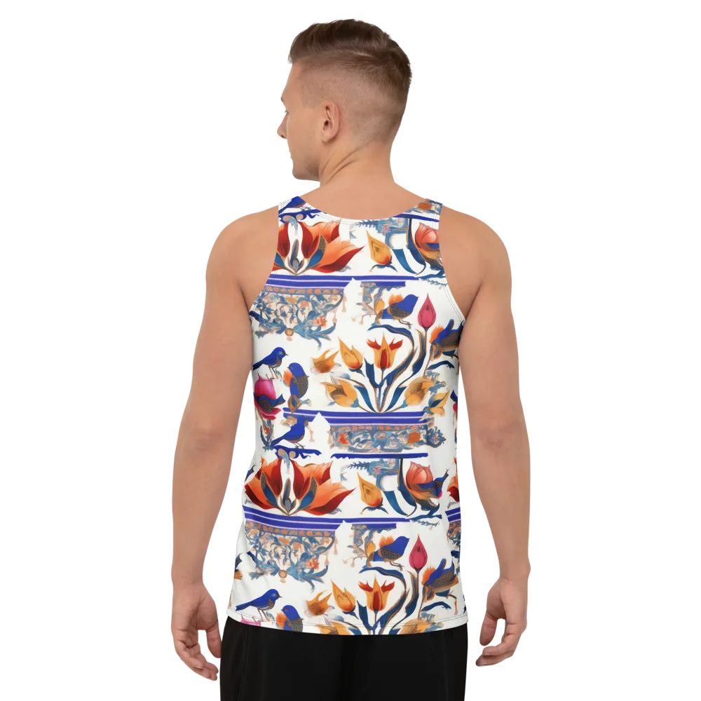 Emberwing Garden on Men's Tank Top — Back