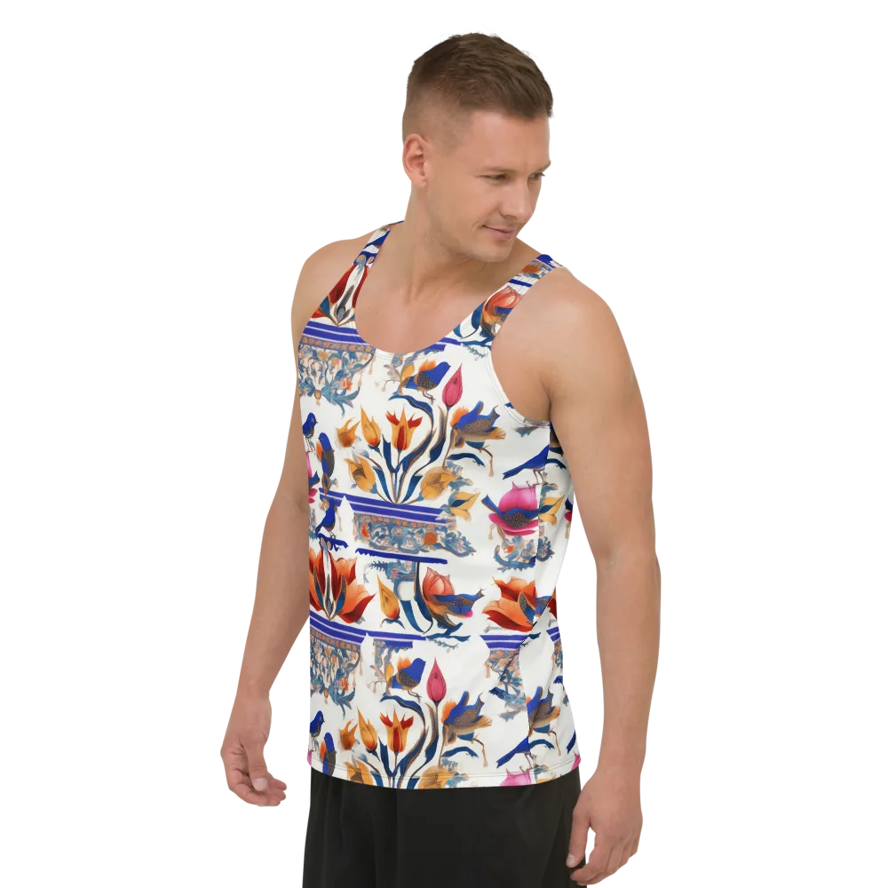 Emberwing Garden on Men's Tank Top — Left Front