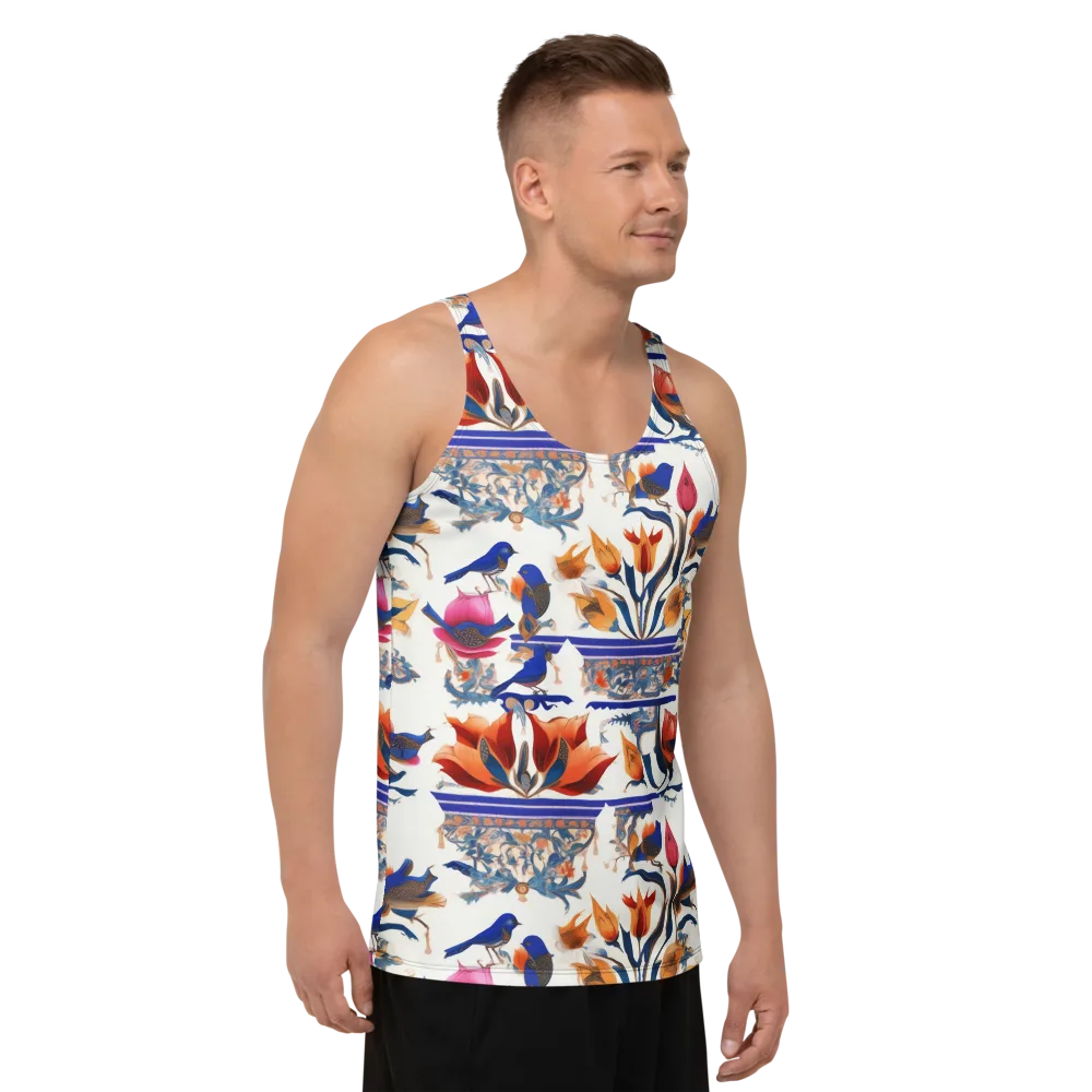Emberwing Garden on Men's Tank Top — Right Front