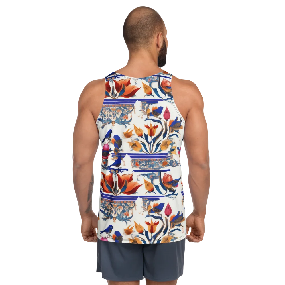 Emberwing Garden on Men's Tank Top — Back