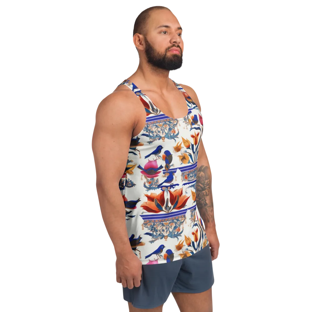 Emberwing Garden on Men's Tank Top — Right Front