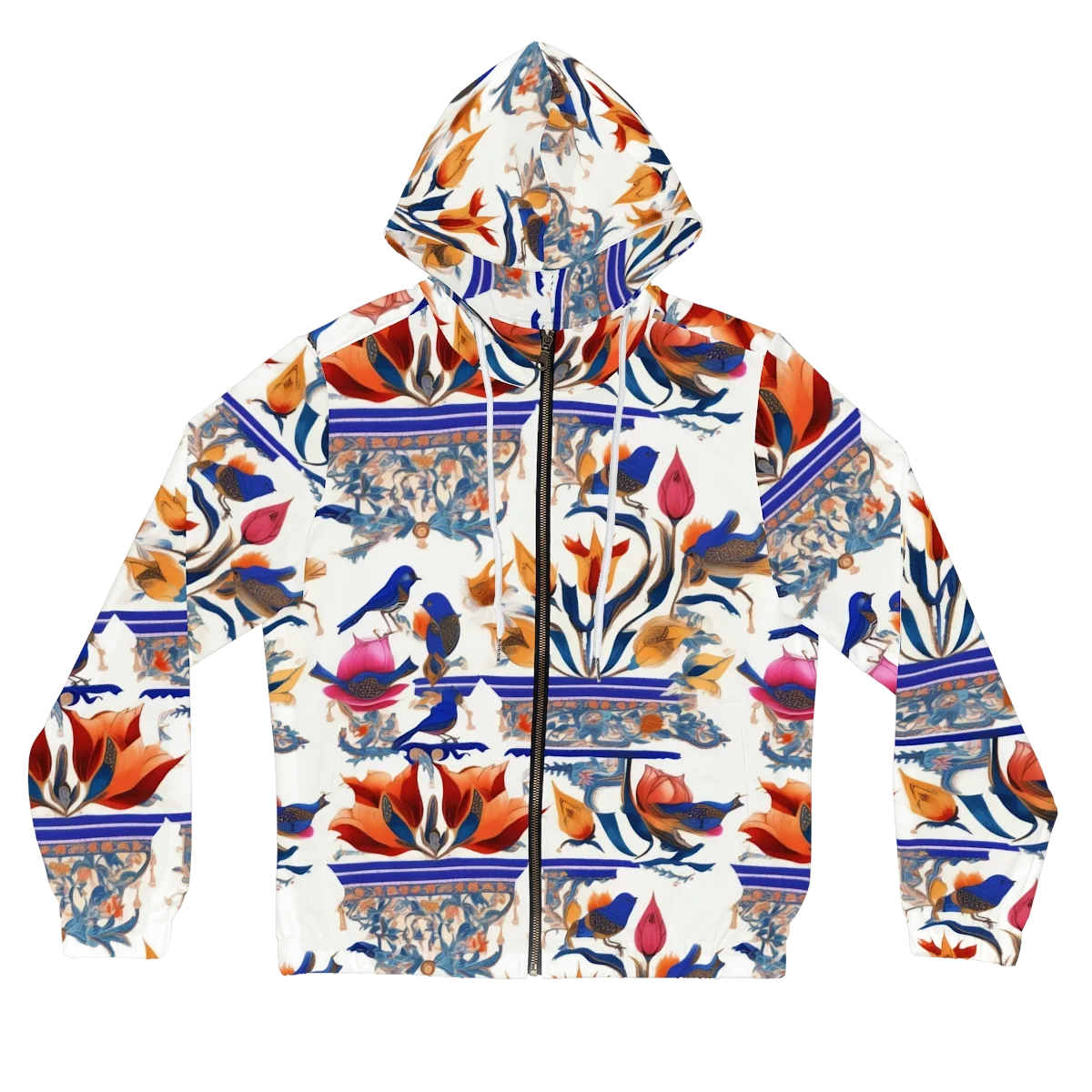 Emberwing Garden on Women's Full-Zip Hoodie — Front