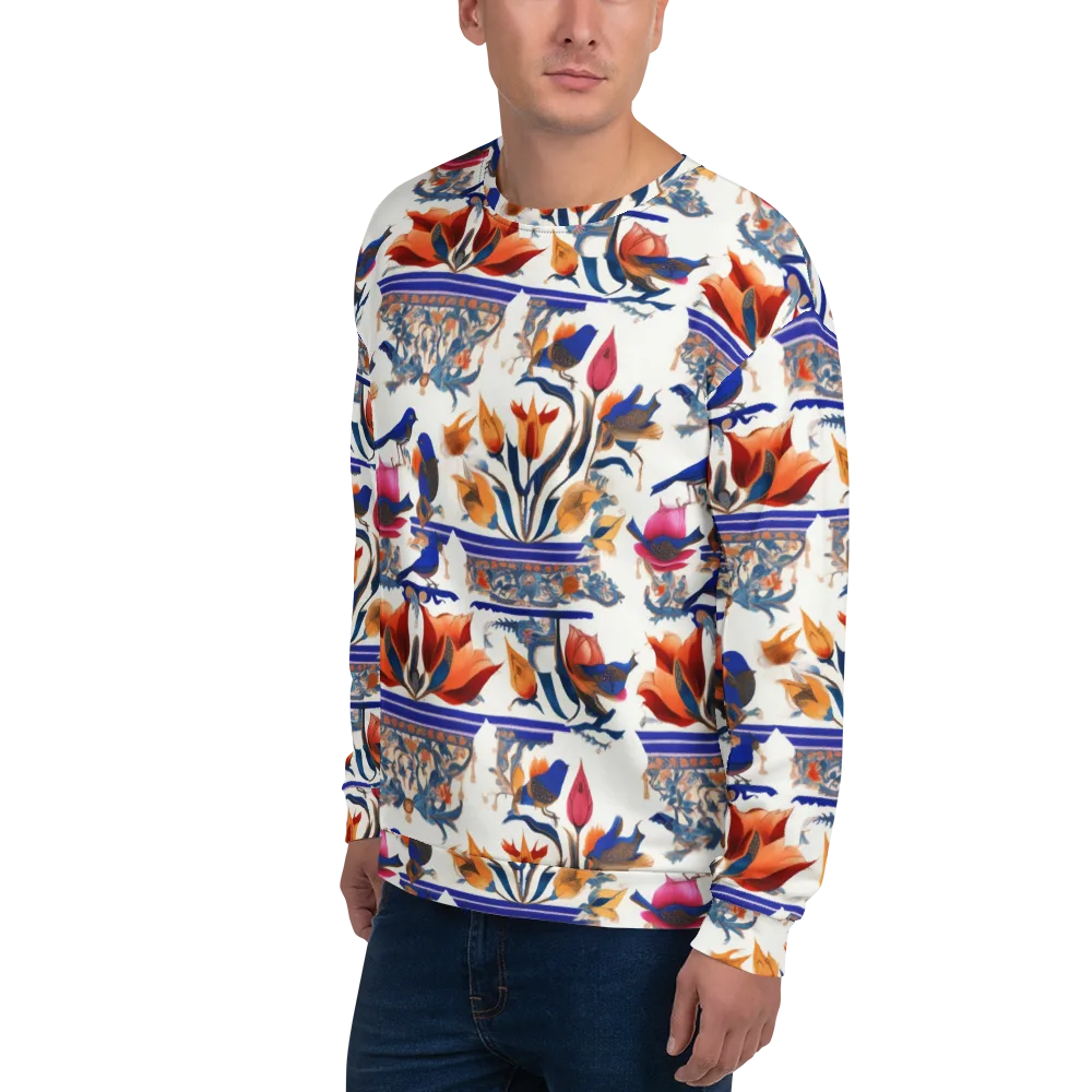 Emberwing Garden on Sweatshirt — Left Front