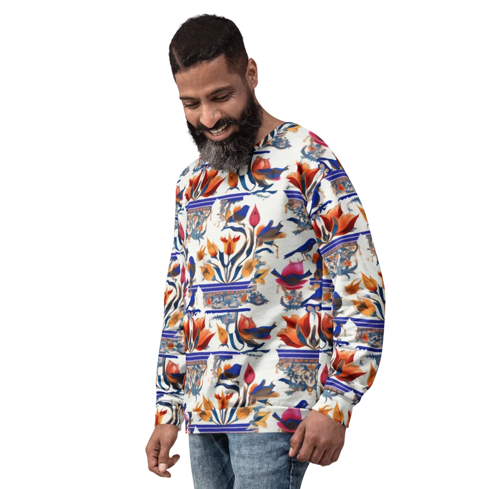 Emberwing Garden on Sweatshirt — Left Front