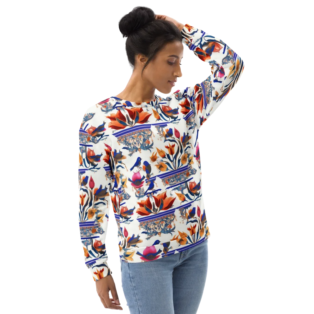 Emberwing Garden on Sweatshirt — Right Front