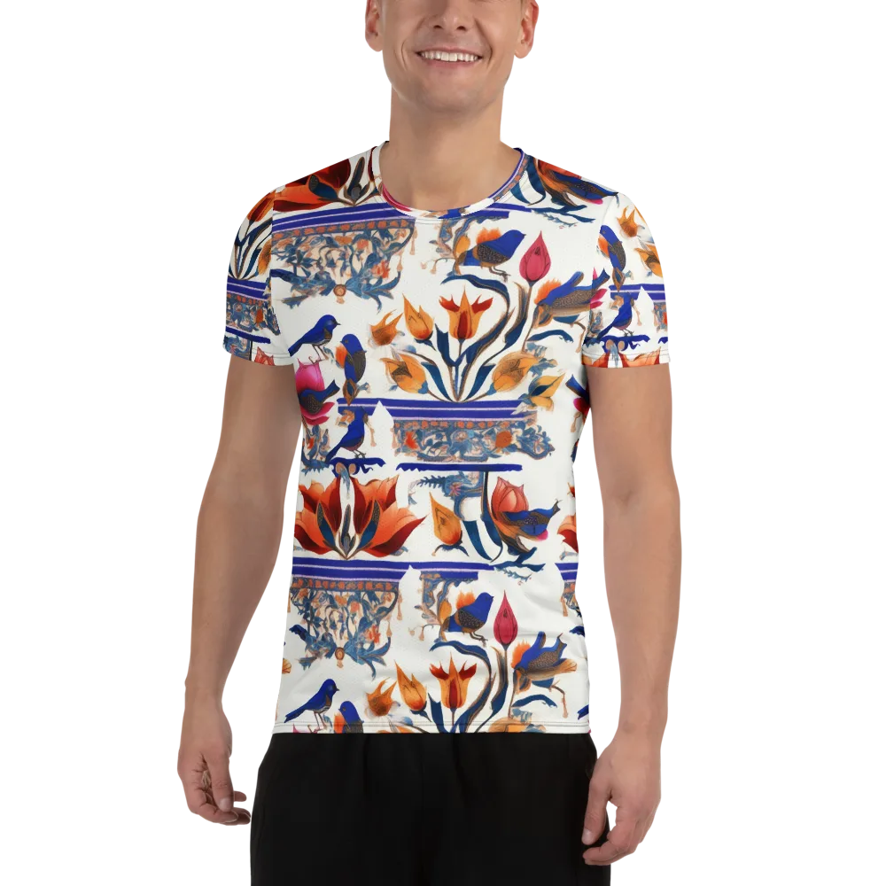 Emberwing Garden on Men's Athletic T-Shirt — Front