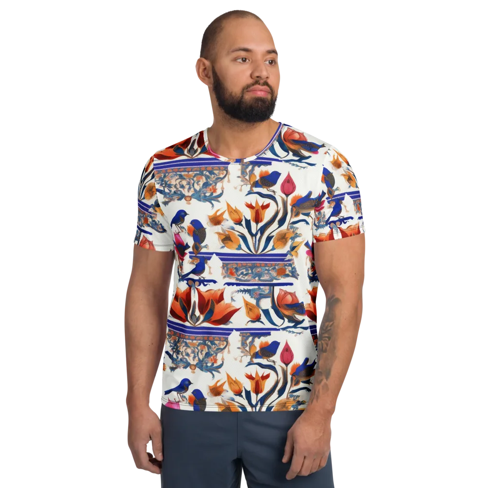 Emberwing Garden on Men's Athletic T-Shirt — Front
