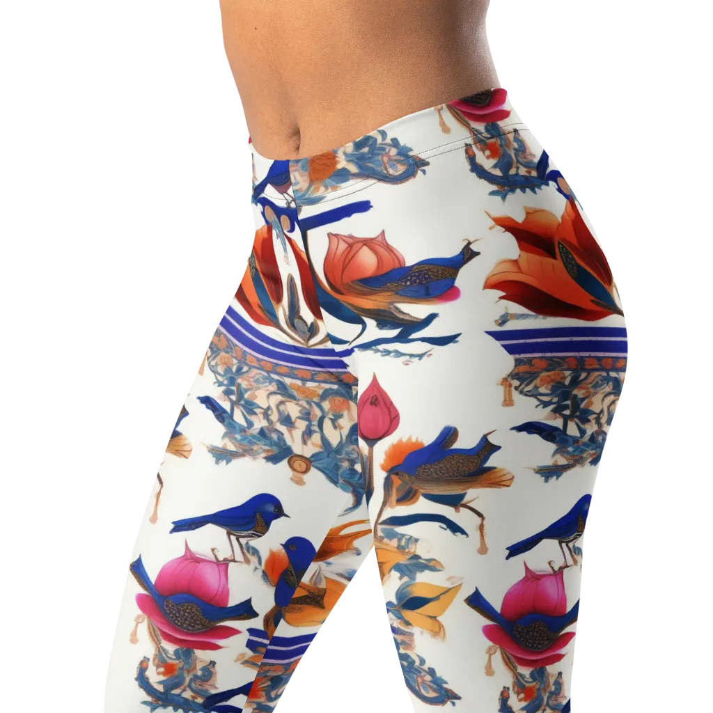 Emberwing Garden on Leggings — Left Front
