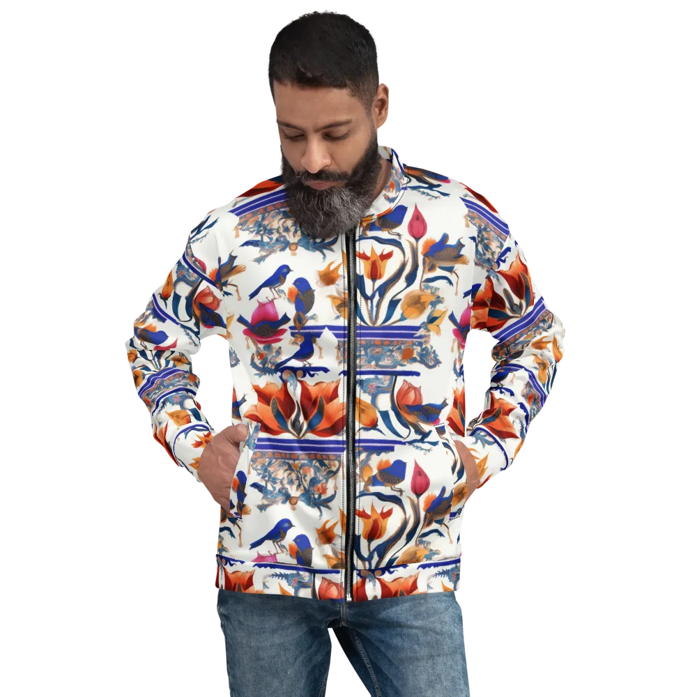 Emberwing Garden on Bomber Jacket — Front