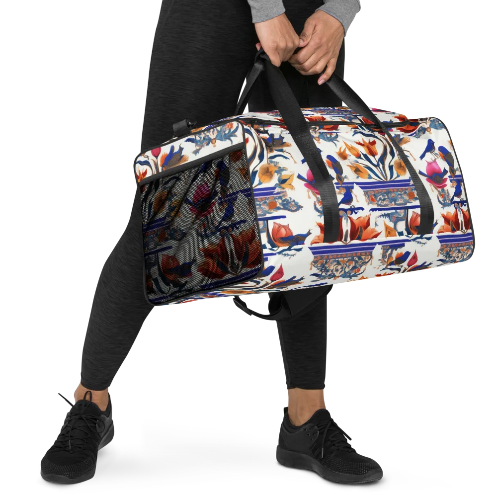 Emberwing Garden on Duffle Bag — Right Front