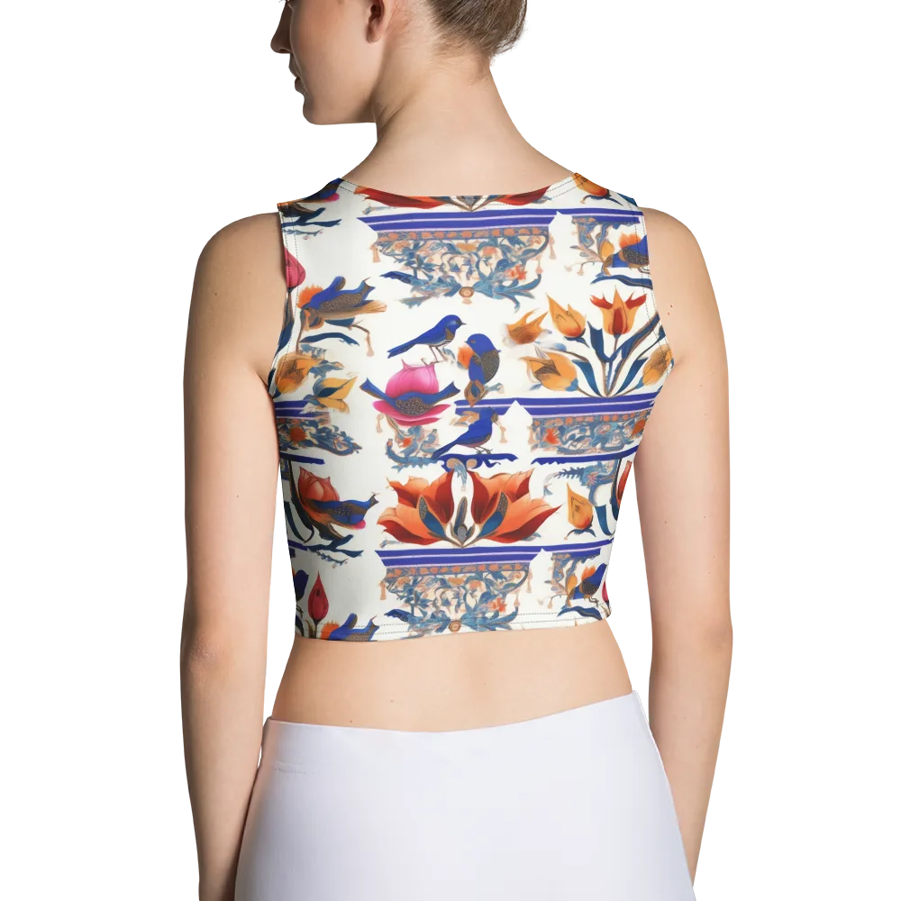 Emberwing Garden on Crop Top — Back