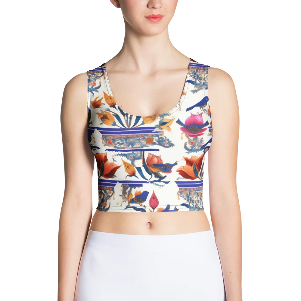 Emberwing Garden on Crop Top — Front