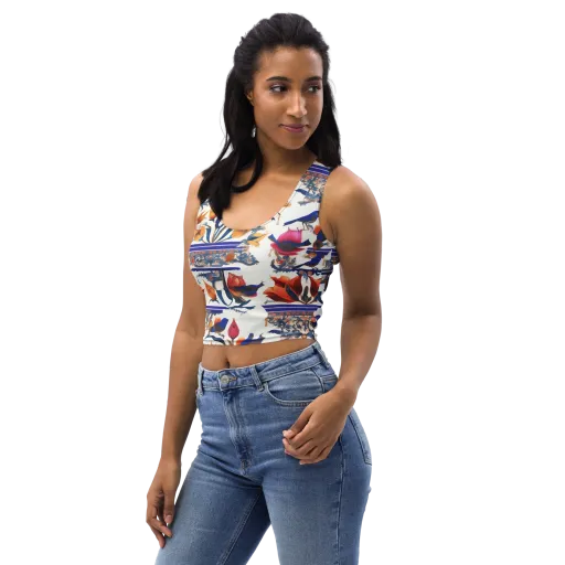 Emberwing Garden on a Crop Top