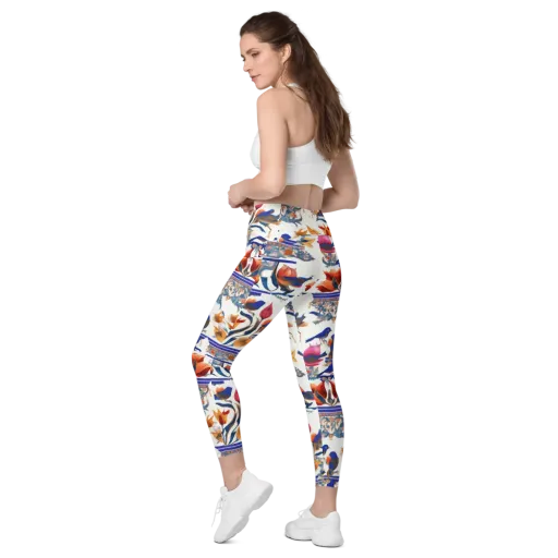 Emberwing Garden on a Leggings with Pockets