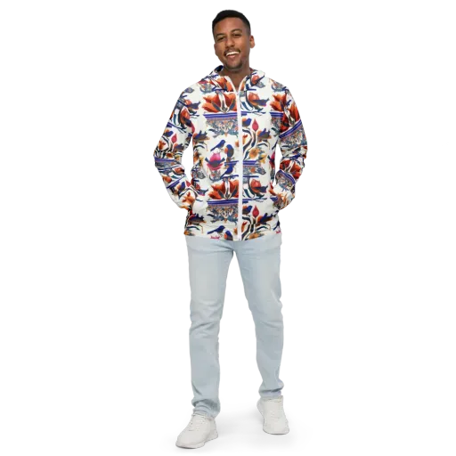 Emberwing Garden on a Men's Windbreaker