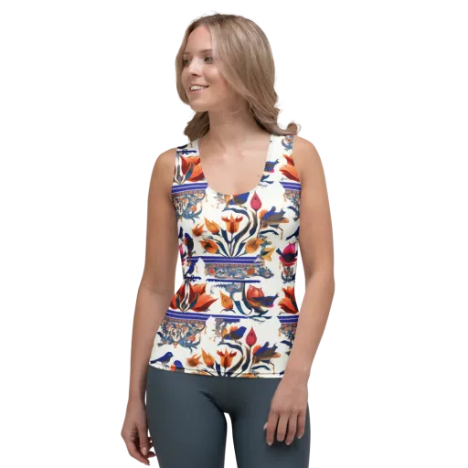 Emberwing Garden on a Women's Tank Top