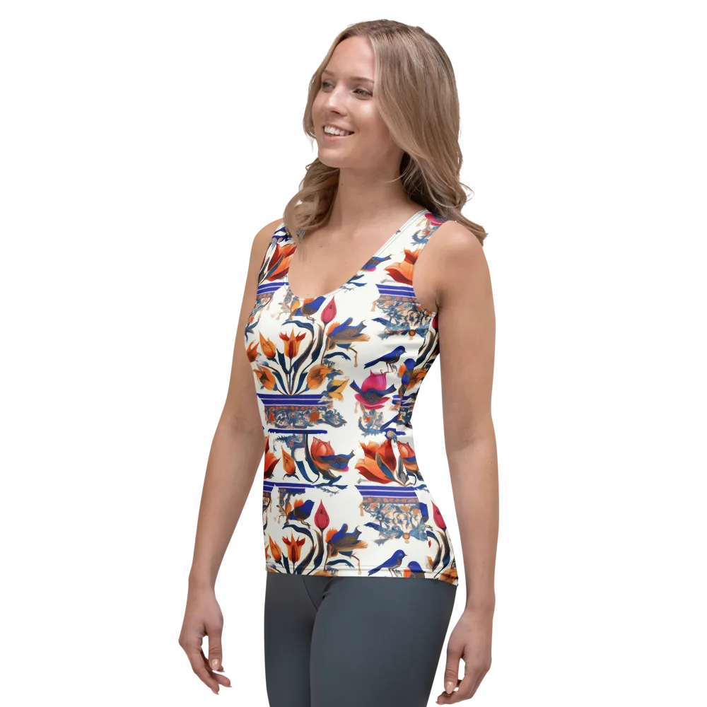 Emberwing Garden on Women's Tank Top — Left Front