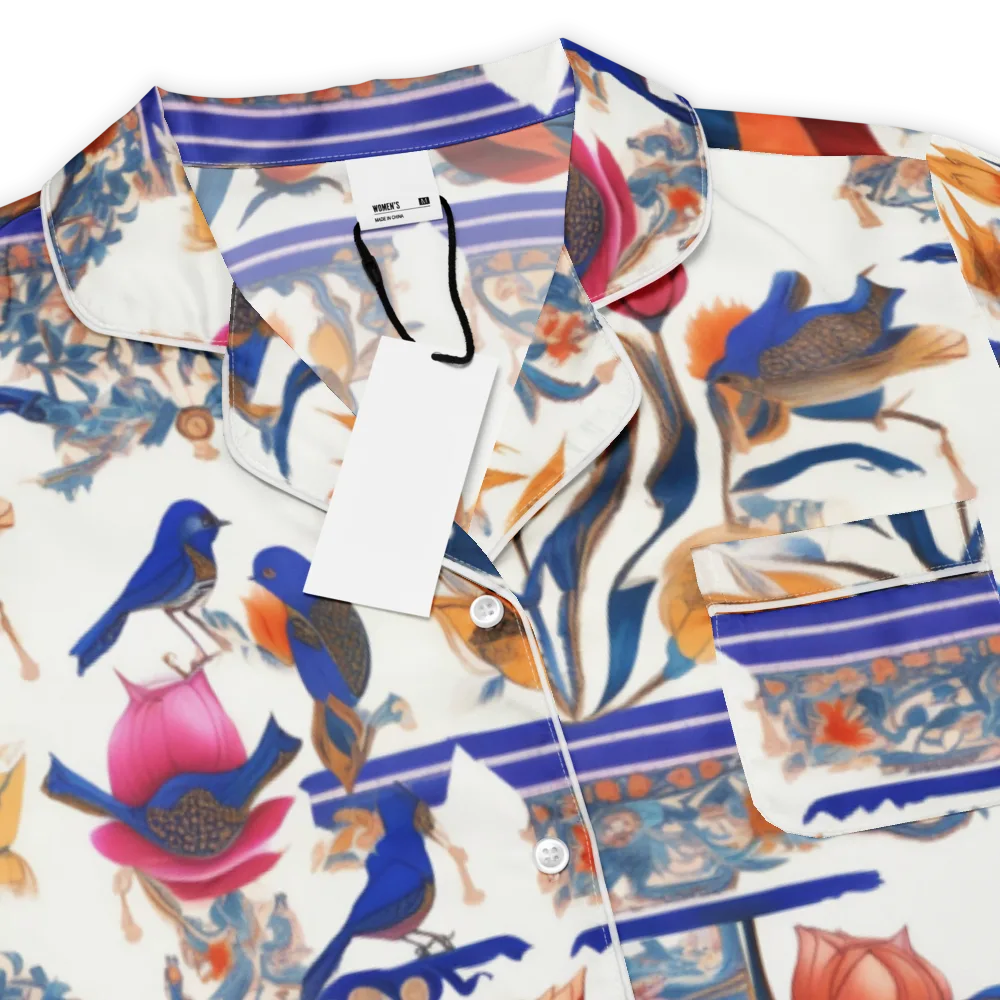 Emberwing Garden on Women's Short Sleeve Pajama Top — Product details