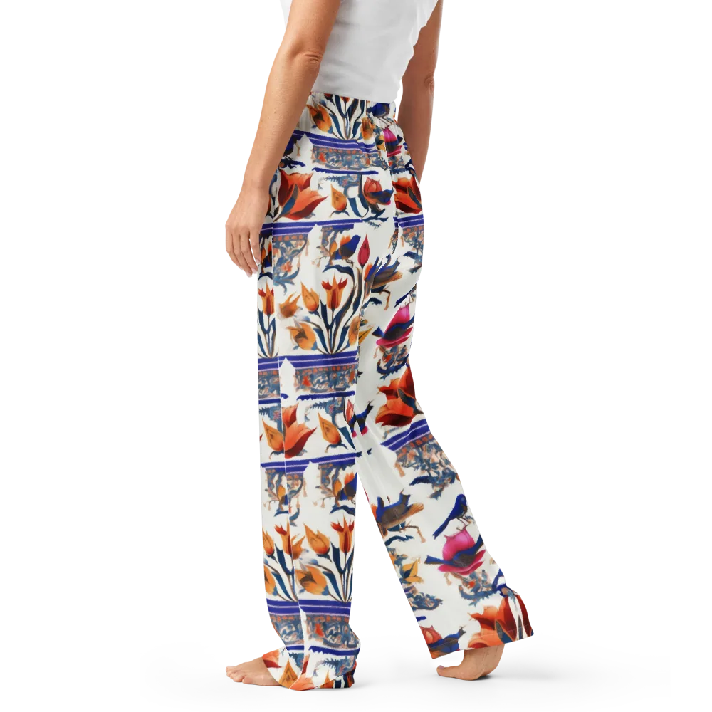 Emberwing Garden on Women's Pajama Pants — Left