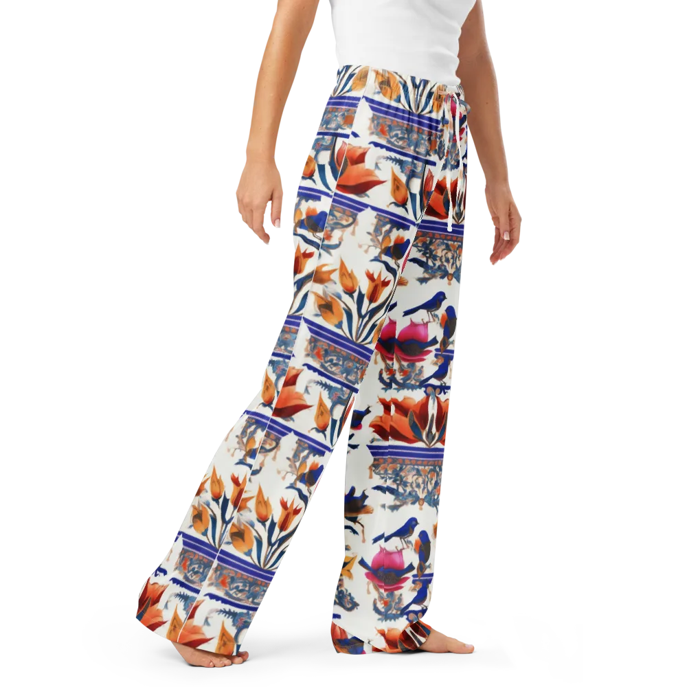 Emberwing Garden on Women's Pajama Pants — Right Front
