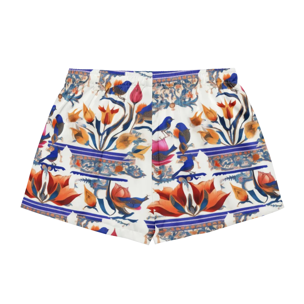 Emberwing Garden on Women's Pajama Shorts — Back