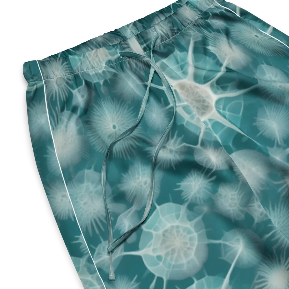 Aqua Radiolaria on Women's Pajama Pants — Product details