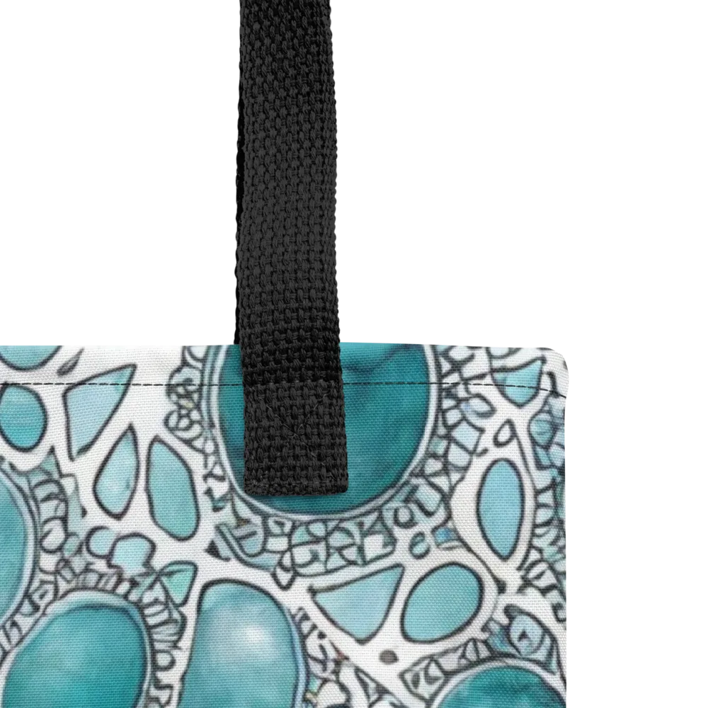 Turquoise Tessellation on Tote Bag — Product details