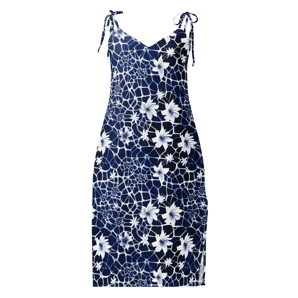 Midnight Wildflower on Slip Dress — Front